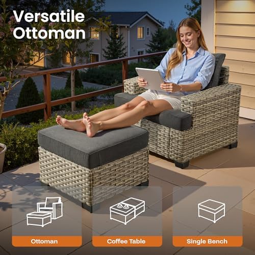 ovios 8 Piece Patio Sectional Furniture - Image 7