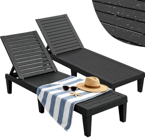 HDPE Outdoor Pool Lounge Chairs by KAMABOKO