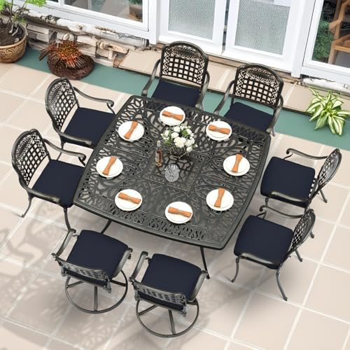 9-Piece Outdoor Patio Dining Set by MEETWARM