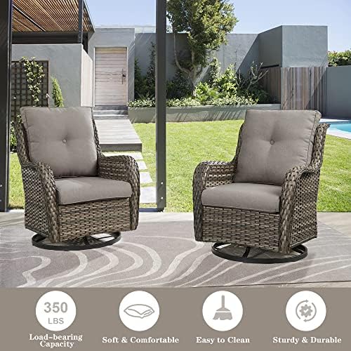 Belord Outdoor Furniture Wicker Conversation Sets - Image 4