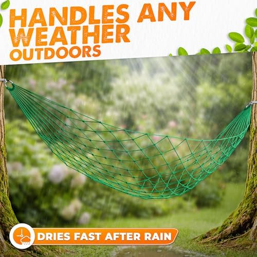 Camping Hammock Without Stand, Net Mesh Hammocks - Image 6