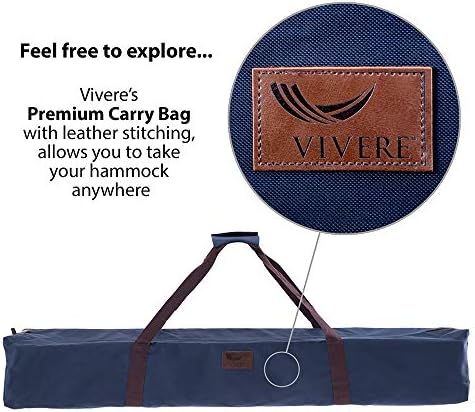 Vivere Double Polyester Hammock - 450 lb Capacity - Image 6