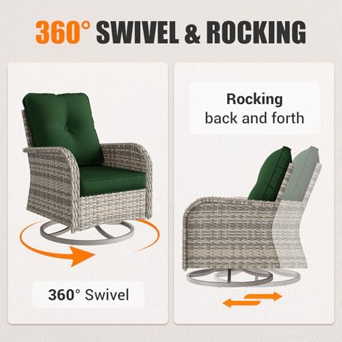 Outdoor Patio Furniture Set PE Wicker Rattan Outdoor Sectional Sofa - Image 7