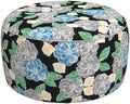 LVTXIII Outdoor Inflatable Ottoman, Fade-Resistant Round Footrest Stool D31”x by LVTXIII