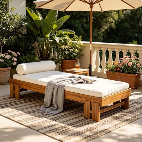 Christopher Knight Home Myan Acacia Wood Outdoor Daybed by ChristopherKnightHome