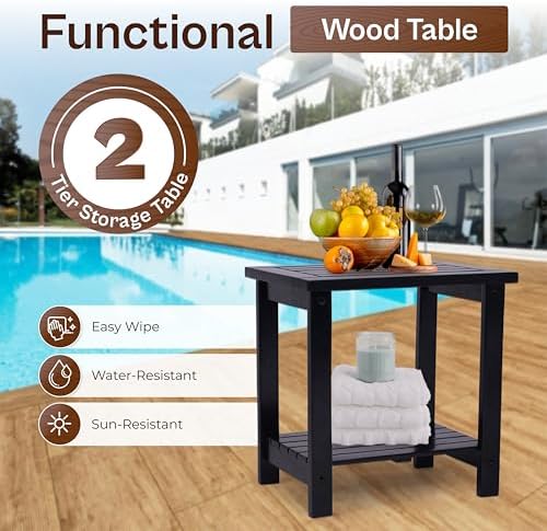 2-Tier Adirondack Side Table - Image 6