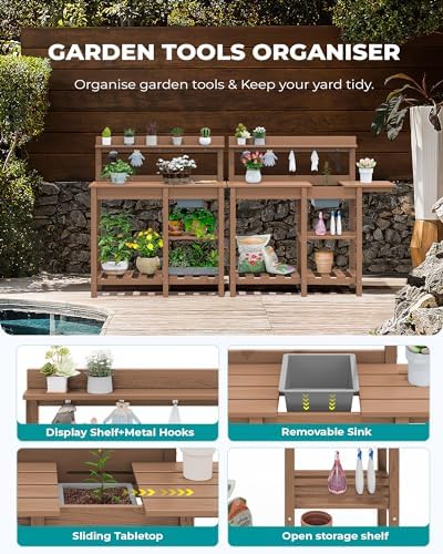 SERWALL Outdoor Potting Bench - Image 5