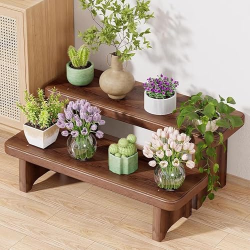 24-59inch Garden Benches for Outdoors, Wooden Bedroom Bed Bench, Indoor Flower - Image 2