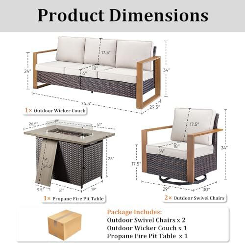 Outdoor Patio Furniture Set - Image 2