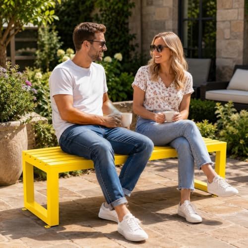 Patio Bench, Backless Garden Bench, Potting Benches - Image 3