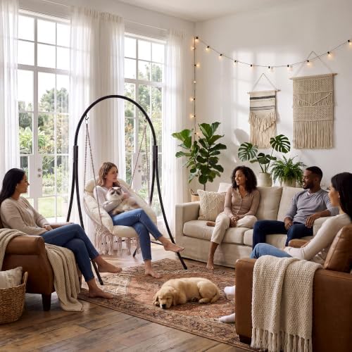 ANOW Outdoor Hanging Hammock Chair - Image 2