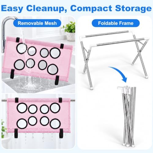 LUMIXA Dog Grooming Hammock Stand, Foldable Pet Bath Hammock - Image 4