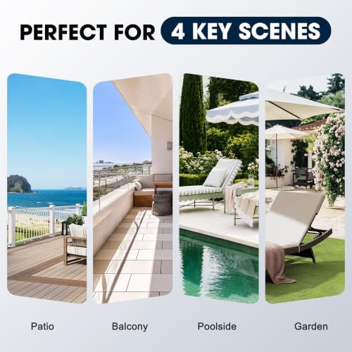 Patio Side Table, Heavy Duty HDPE Outdoor End Table - Image 6