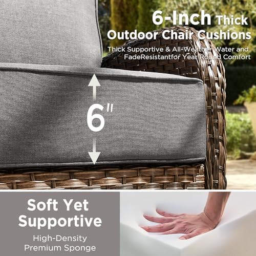 Luxury Wicker Patio Furniture Set - Image 3