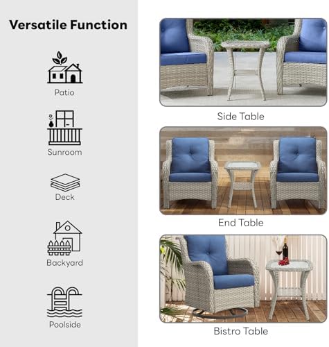 Belord Small Outdoor Side Table - Image 5