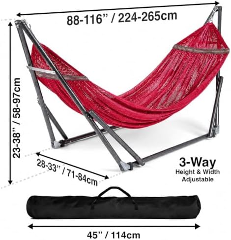 Best Home Fashion Portable Hammock - Image 2