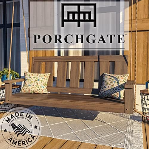Porchgate Amish Heavy Duty 700 Lb Ardmore Porch Swing W/Ropes - Image 2