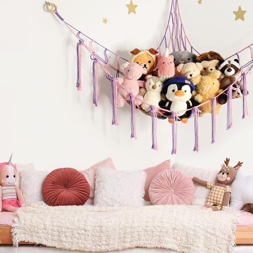 Large Stuffed Animal Hammock Corner Net - Image 3