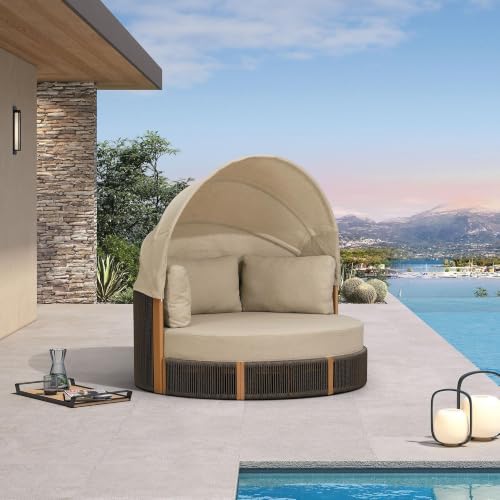 PURPLE LEAF Outdoor Round Daybed - Image 2