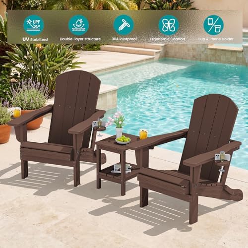 SERWALL Outdoor Adirondack Chair Set of 6 - Image 2