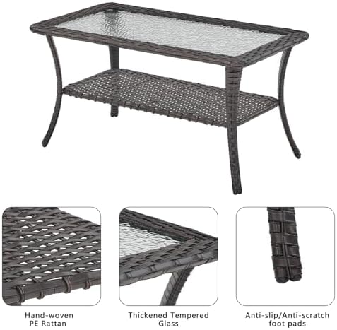 Patio Tables Outdoor Coffee Table - Image 4