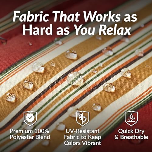 Sunnydaze Quilted Double Hammock - Image 3