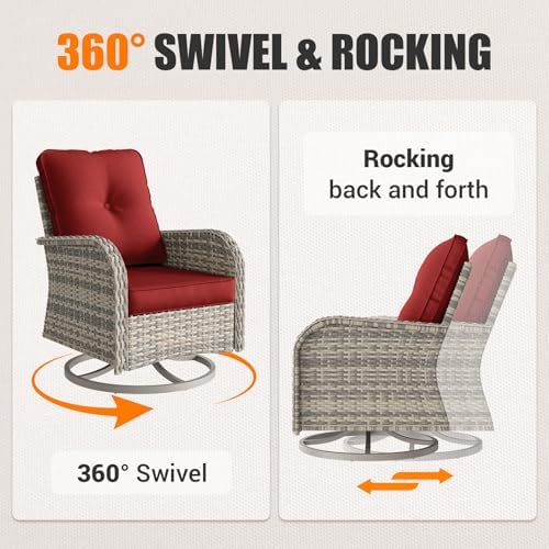 Outdoor Patio Furniture Set PE Wicker Rattan Outdoor Sectional Sofa - Image 7