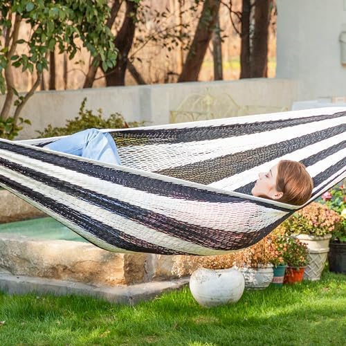 Handwoven Rope Mayan Hammock for Outside, 600 lbs Capacity - Image 2