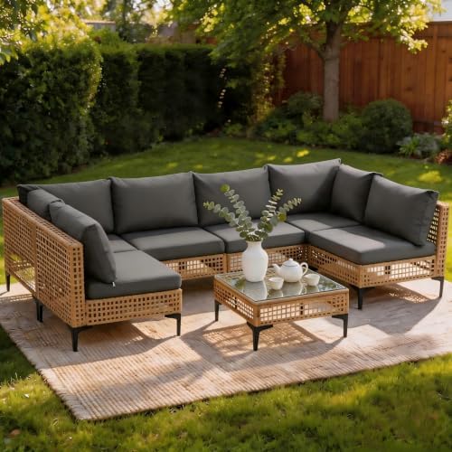 7 Piece Outdoor Patio Furniture Set by WINVO