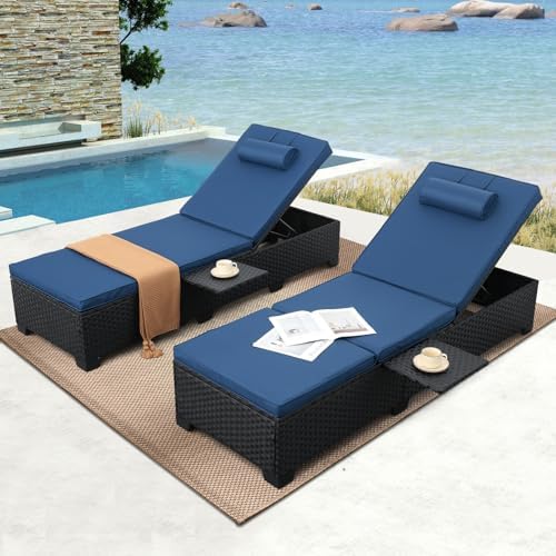 WAROOM Outdoor Chaise Lounge Chairs - Image 3