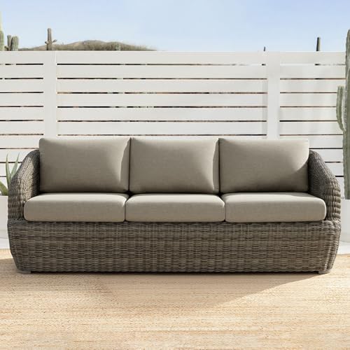 CHITA Patio Wicker 3-Seater Sofa - Image 2