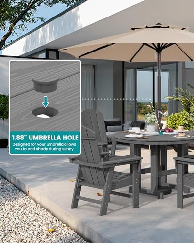 SERWALL 5-Piece Patio Dining Set - Image 2