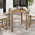 Christopher Knight Home Gree Acacia Wood Outdoor Bar Table, Wooden Patio Bar by ChristopherKnightHome