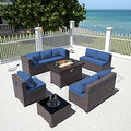 10 Pieces Outdoor Patio Furniture Set, Outdoor Sectional Furniture by RTDTD