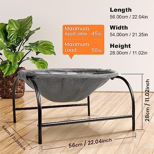 Cat Bed Large Free-Standing Detachable Pet Hammock Cat Sleep - Image 4