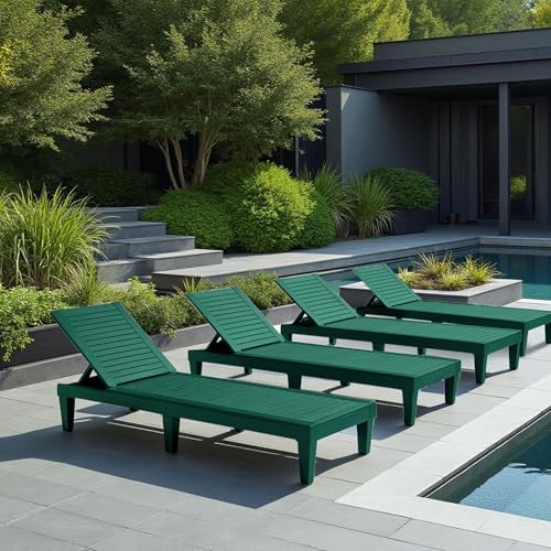 Nestl Lounge Chair Outdoor, Tanning Chair, Chaise Lounge Outdoor Set of 4 - Image 2