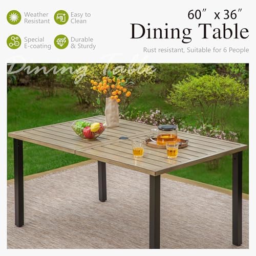 Sophia & William Patio Table and Chairs Set, Outdoor Dining Set - Image 5