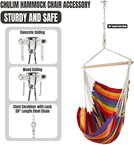 Hammock Chair Hanging Swing - Image 4