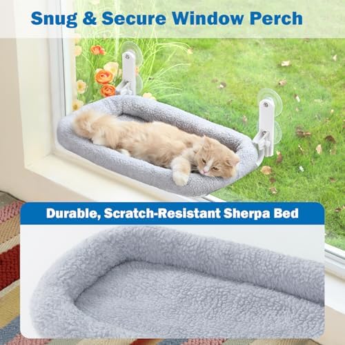 Zakkart Foldable Cat Hammock for Window - Image 6