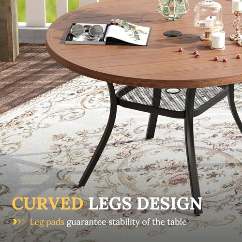 VICLLAX 5 Pieces Patio Dining Set - Image 4