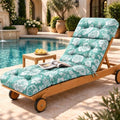 Outdoor Chaise Lounge Chair Cushion 75.1 x 22.8 x 4.7 Inches 100% Waterproof by Uthem