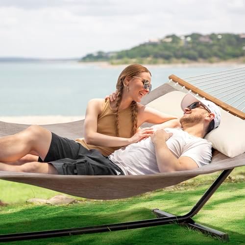 Portable Hammock with Stand Included, 450 lbs Capacity - Image 2
