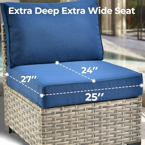 HOOOWOOO Outdoor Sectional Patio Furniture Set - Image 2