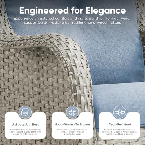 Luxury Patio Furniture Set Wicker Furniture Set - Image 5