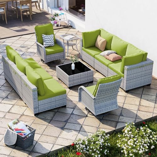 10-Piece Patio Furniture Set, Outdoor Patio Furniture by Sweecci