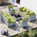 10-Piece Patio Furniture Set, Outdoor Patio Furniture by Sweecci