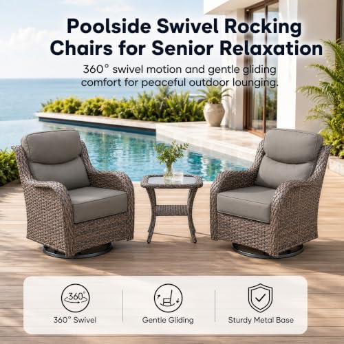 7 Pieces Wicker Patio Furniture Set - Image 3