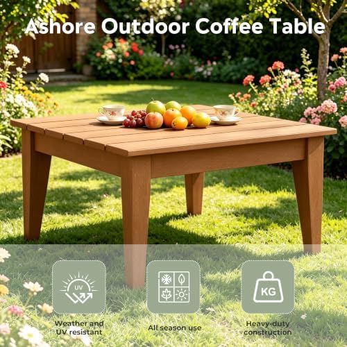 32 Inch Ashore Outdoor Coffee Table - Image 4