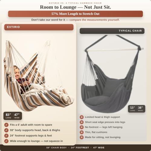 Hanging Hammock Chair Swing - Image 5
