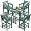 PLUUV Tall Bar Height Adirondack Chairs Set of 4 by PLUUV